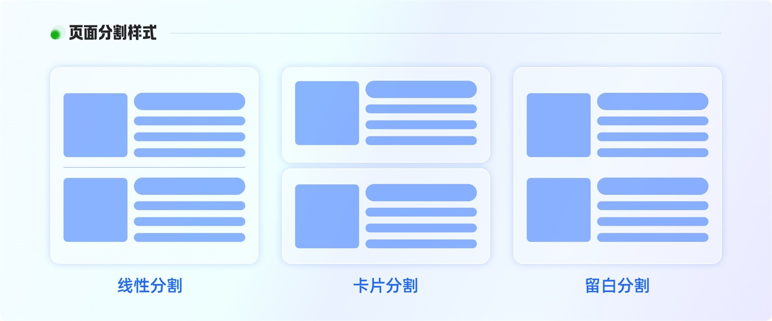6000字干货！超全面的页面分割设计指南